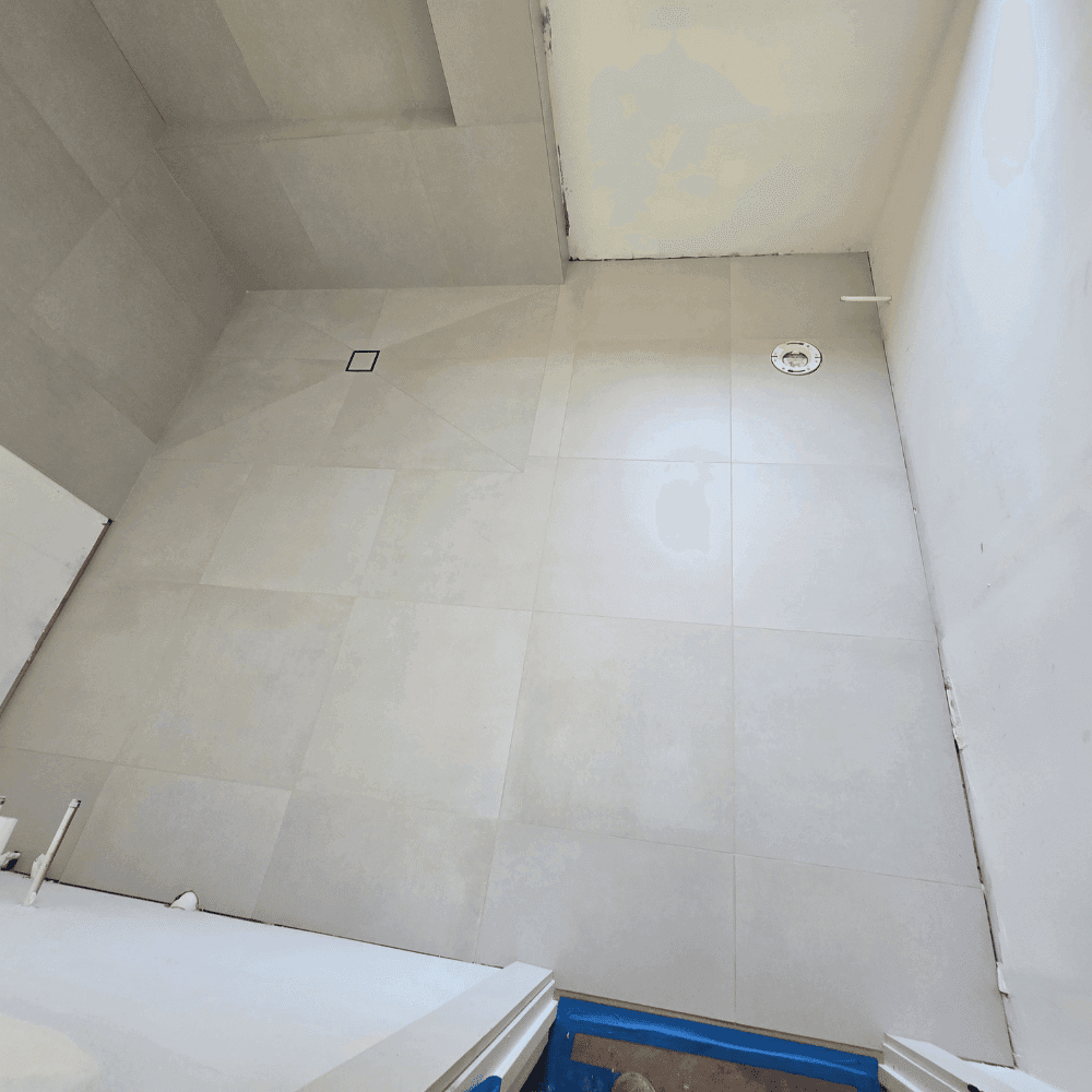 ETH Construction tile installation detail